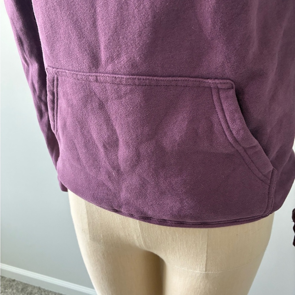 The Black Dog Purple High Neck Pullover Sweatshirt - Picture 3 of 12